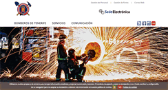 Desktop Screenshot of bomberostenerife.com